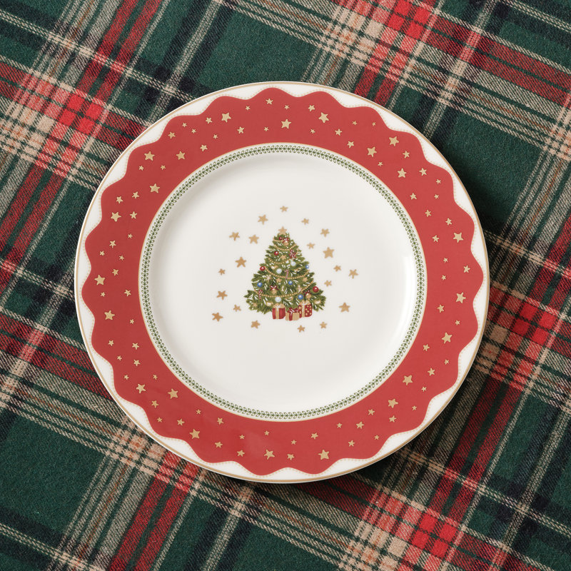 My Noel Bone China Salad/Dessert Plate