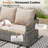 3-Person Patio Sofa With 2 Ottomans-505576284-505576285