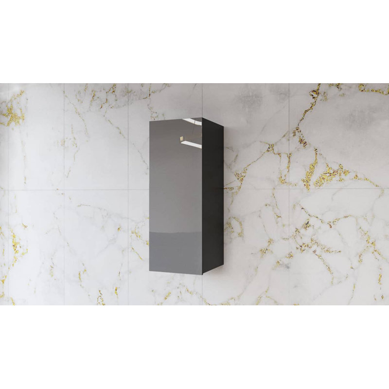 Helio Display Cabinet, Grey Glass
