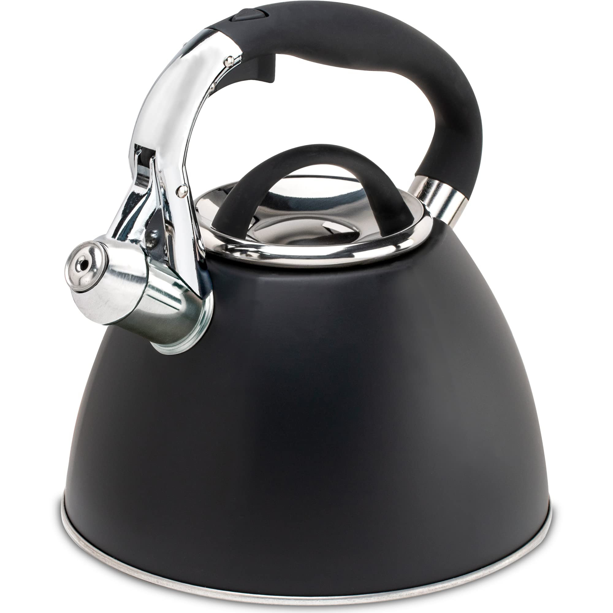  Stovetop Tea Kettle Whistling Teapot Tea Kettle 3L Stainless  Steel Whistling Kettle With Handle Large Capacity Tea Kettle Simple Solid  Color Water Kettle Stove Top Kettle Tea Pot ( Color 