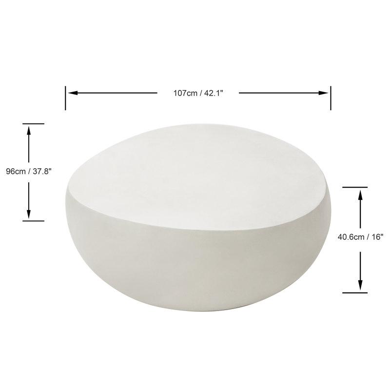 Julieanna Outdoor Side Table , 42.3'' in. W 39.6'' in. D