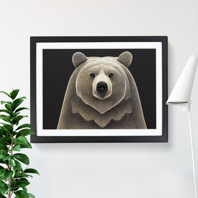Enthralling Bear - Single Picture Frame Painting