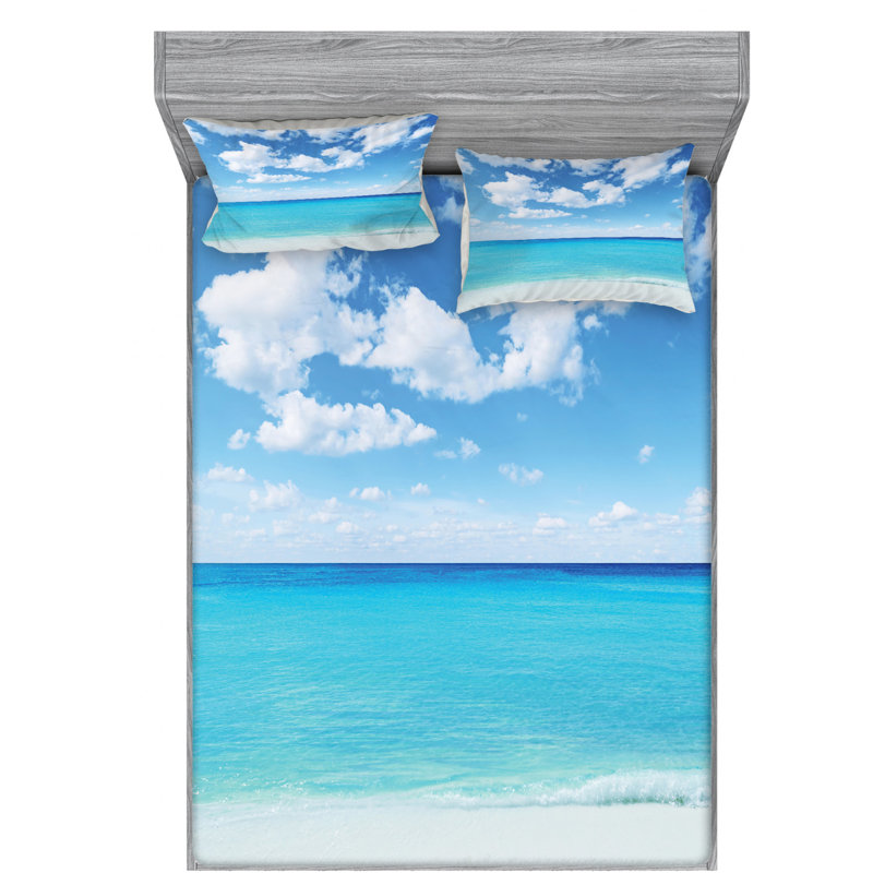 Microfiber Sheet Set, Full Sheet Set with Fitted Sheet
