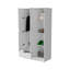 Armoire 2 portes avec compartiment ouvert-2133876656