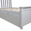 Lit plateforme en bois massif avec lit gigogne Boling par Harriet Bee-204829292-134855721