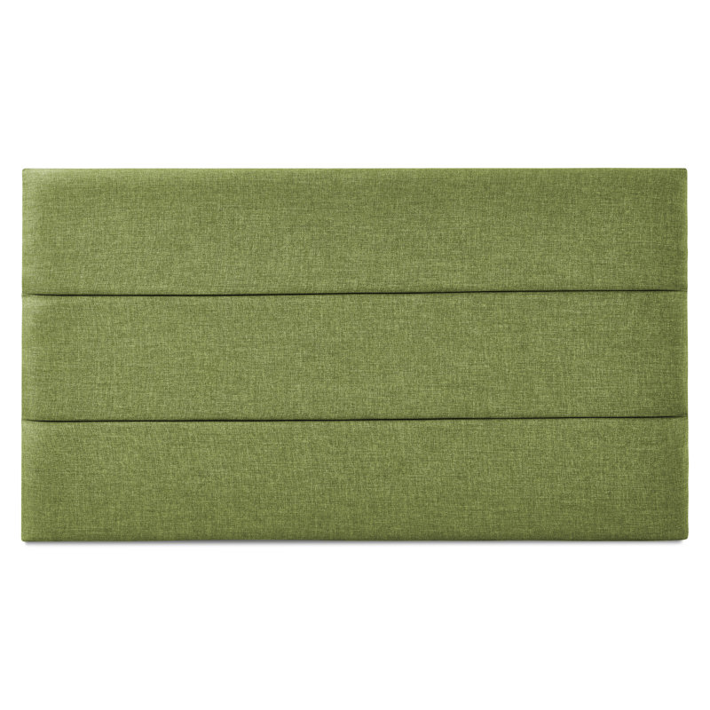 Francisk Upholstered Velvet Headboard, Small Single (2'6), Lime Green
