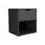 19.7" H Nightstand End Table with Open Shelf,Ligth Grey-1671616503