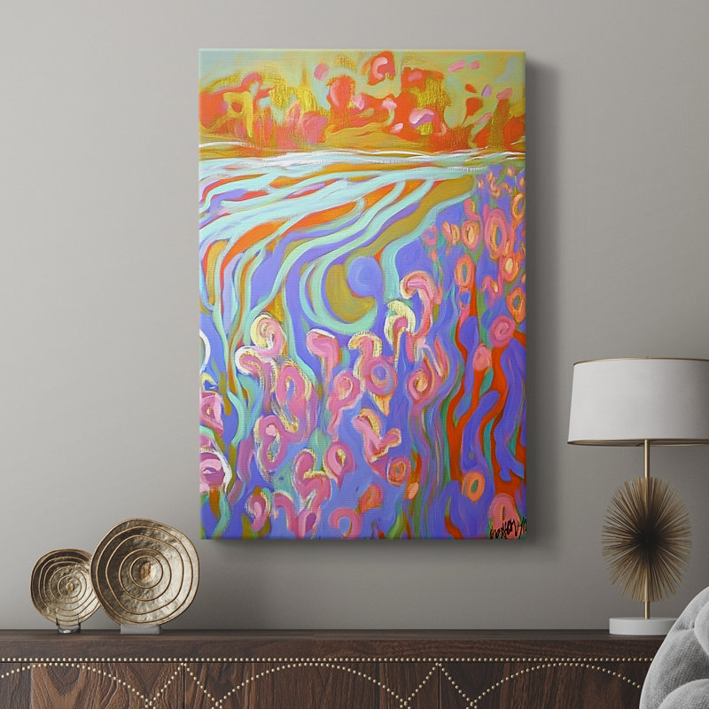ABSTRACT Series DCCVI -Custom Wrapped Gallery Cavas, 60" H x 40" W