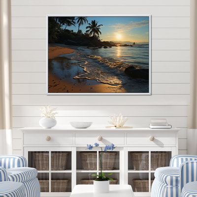«Alnita Beach Tropical Escape II», reproduction sur toile