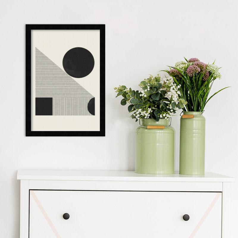 Composition IX by Miuus Studio, Black Framed, 17" W x 25" H