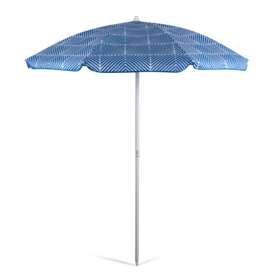 Chaise de plage avec parasol Edwin