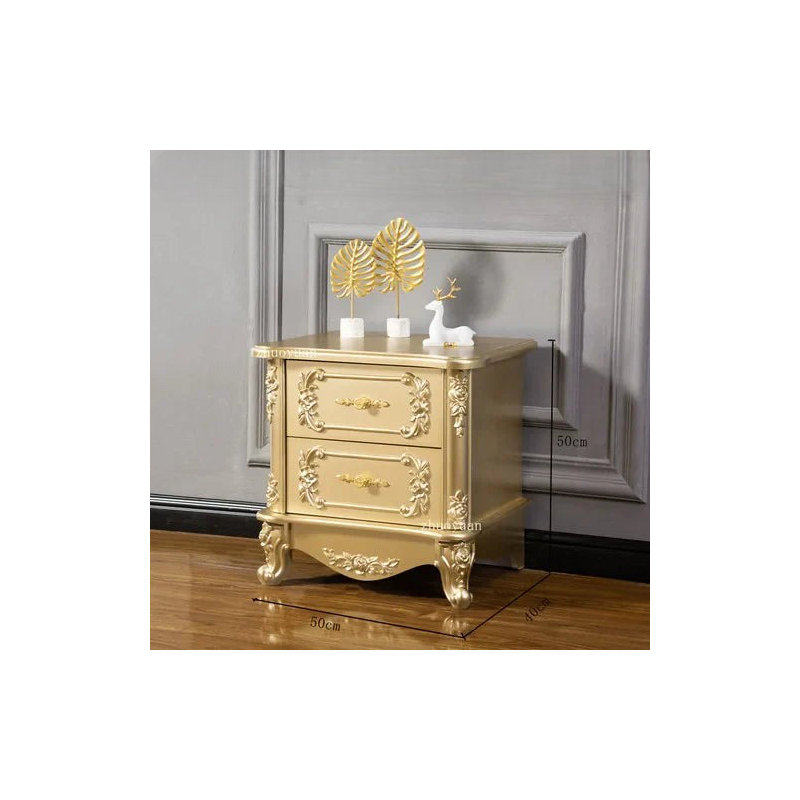 Lexie Side Table European Nightstands Vintage Ordinary Style