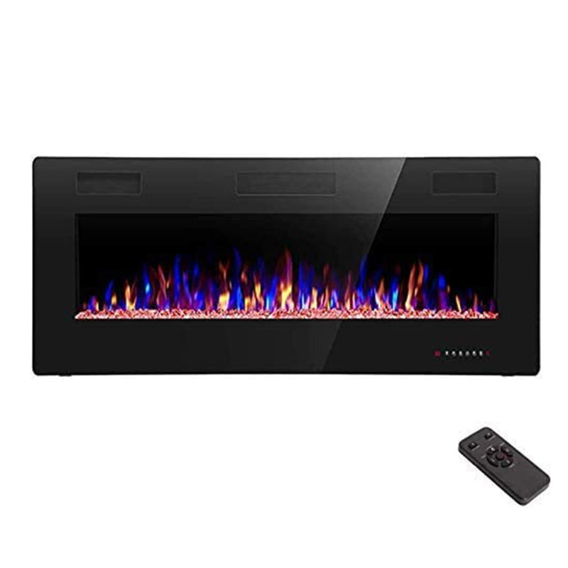 60 po encastré et mural, le foyer le plus mince, H 18,10 po x l 42 po x P 3,80 po