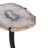 Agate Side Table Horseshoe Base, Assorted