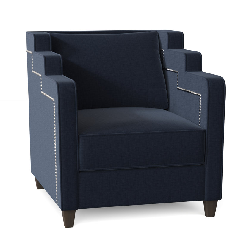 Abbey Armchair, Brown Mahogany, Grayfield Ash