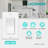 Tamper Resistant Single Pole Rocker Light Switch