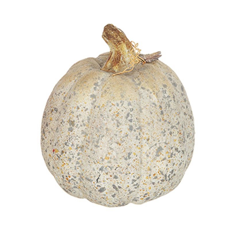 Figurine de citrouille rustique, H 11,4 po x l 10,2 po x P 10,2 po