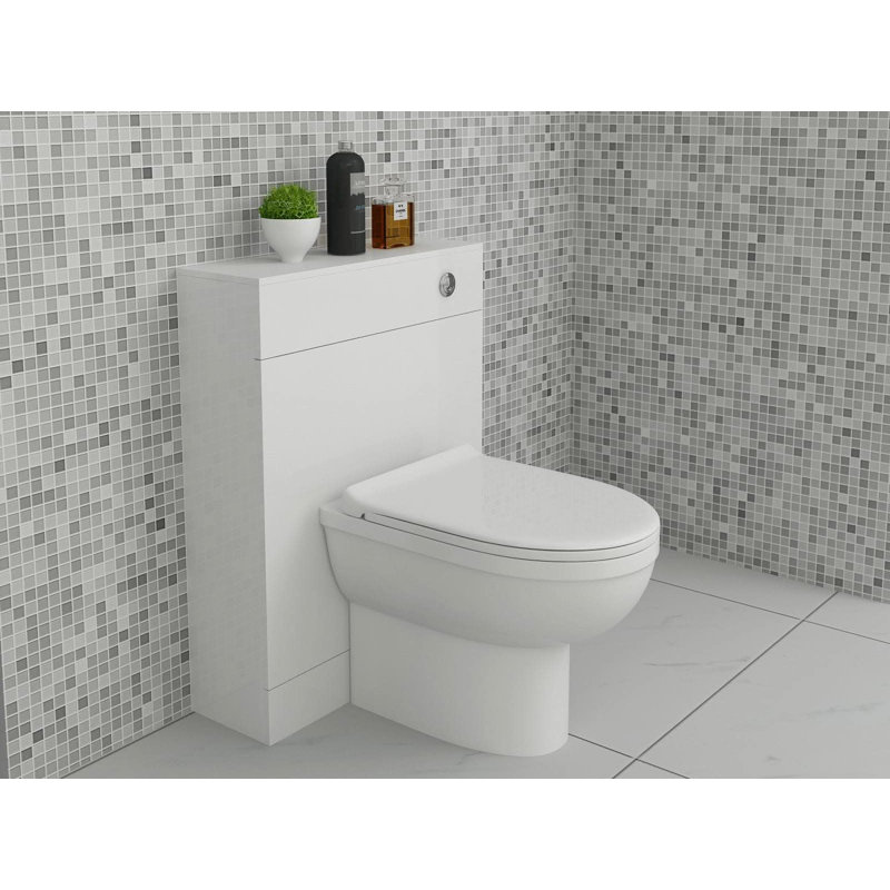 VeeBath 500x200mm Cloakroom WC, Anthracite