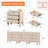 Adora Modern 9 Drawer Dresser TV Stand For Tvs Up To 100 Inch, Cruved Entertainment Center, Wood TV Console With Storage For Living Room-623684726