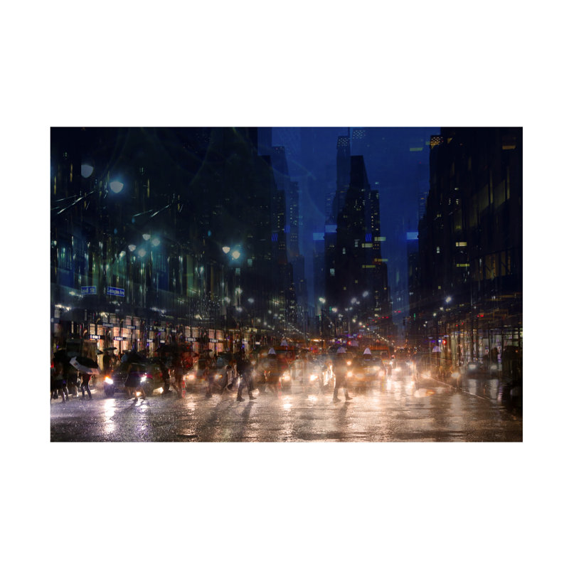 Art sur toile Massimo Della Latta NYC 3, H 12 po x l 19 po