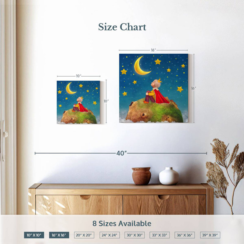 Keiraleigh The Little Prince, 10" H x 10" W