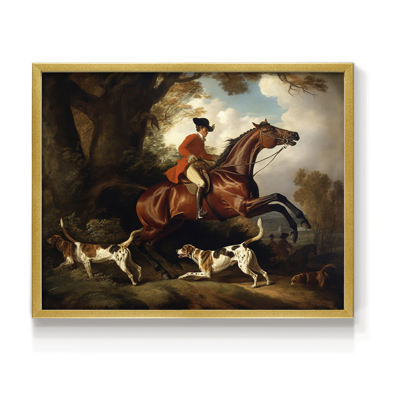 Faune - Lxxxvii - Reproduction encadrée - Restickable, H 22 po x l 28 po, Or