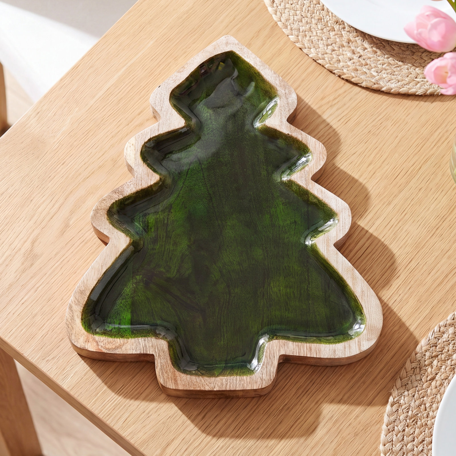 Holiday Serveware Tree Tray