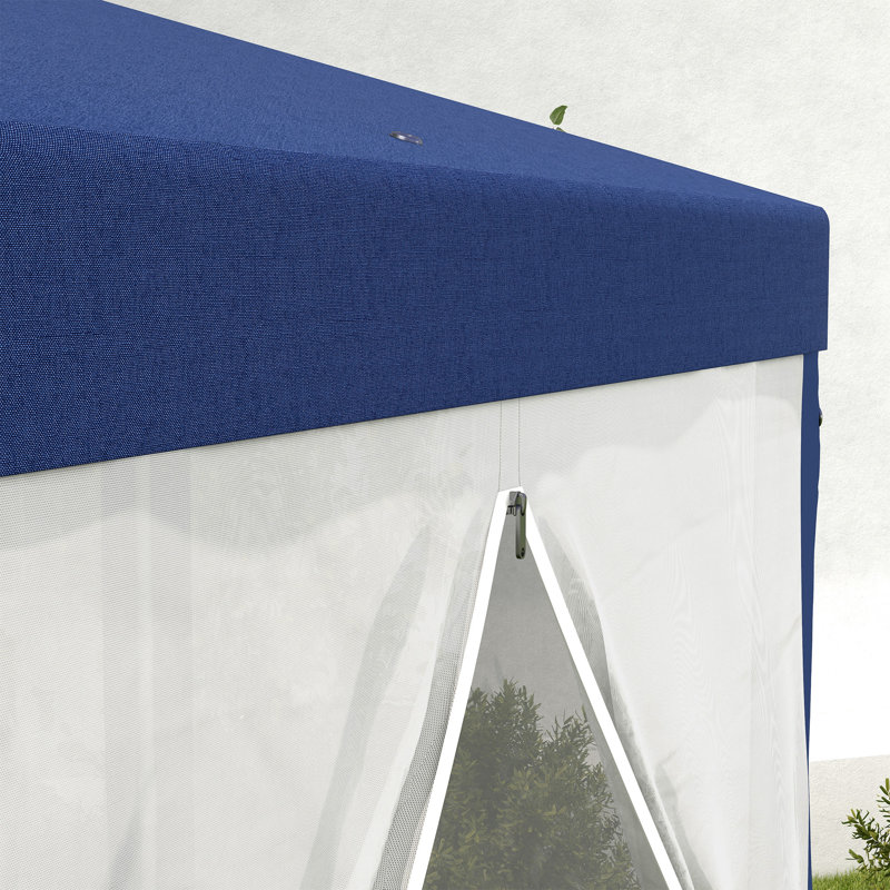 Outsunny 13' X 11' Outdoor Party Tent, Blue