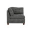 Canapé moderne modulaire modulaire 7 pièces en similicuir respirant, capitonné, 2 coins de coin, 4 fauteuils sans accoudoirs et 1 repose-pieds en forme de U