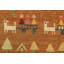 Handmade Wool Geometric Area Rug-2056981355