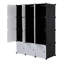 Humphery 16 Door Plastic Wardrobe