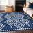 Malek Indoor/Outdoor Area Rug with Non-Slip Backing-1248382660