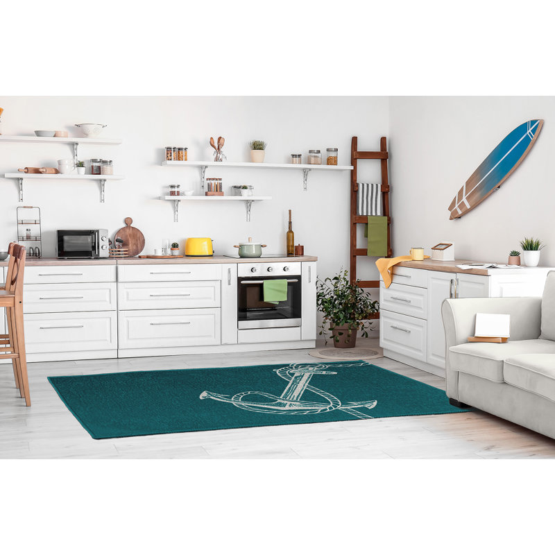 Alfornia Chenille Indoor Rug, Rectangle 5' x 7'