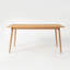 63" Solid Oak Wood Dining Table-129225270