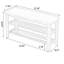 Banc en bois massif Burlywood-1626951831