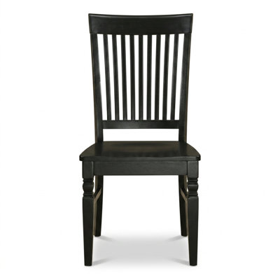 Ensemble de salle à manger rectangulaire 7 pièces en bois massif (table et chaises) avec rallonge papillon et chaises à dossier haut (30 po H x 42 po L x 60 po P)