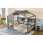 Lit sur pied avec tablette de rangement et toit-1369635663-1369635650