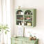 Armoire à trois murs - construction durable avec tablette amovible, salon, salle de bain, salle à manger-50386059-50386062