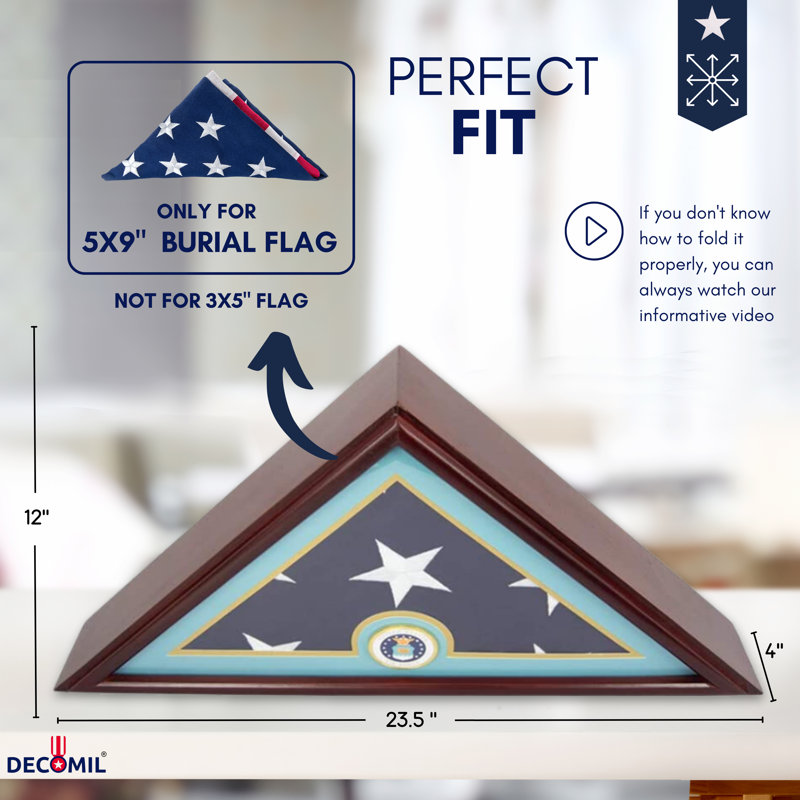 Air Force Flag Display Case