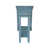 Bleu océan antique frotté