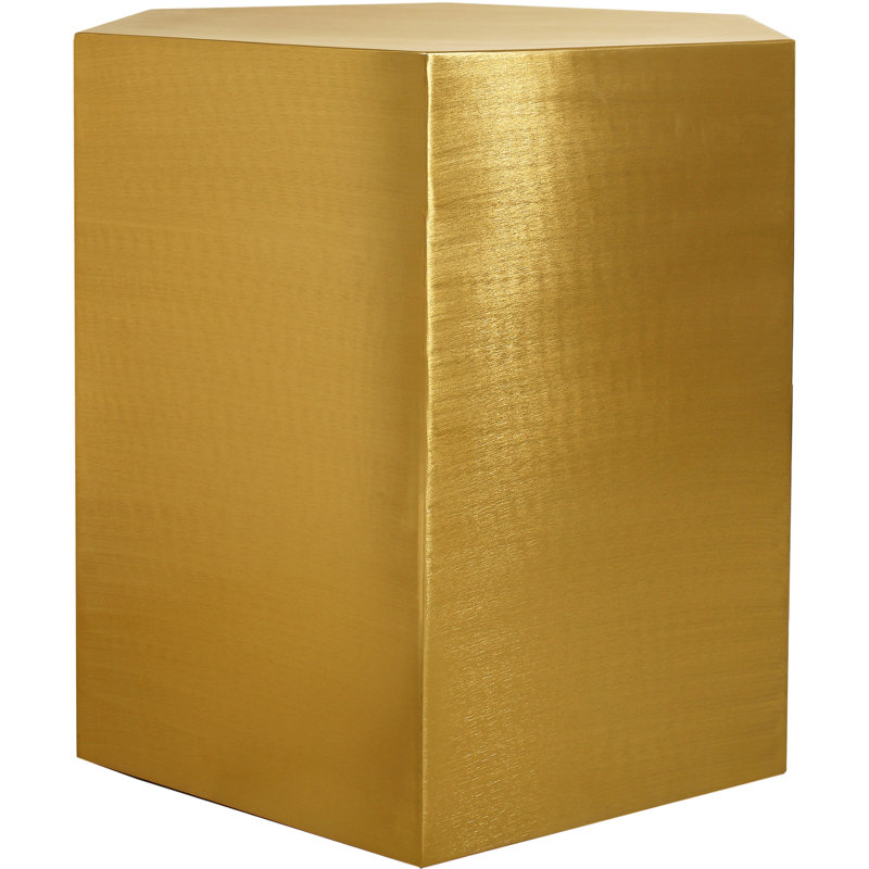 Elem End Table, Gold