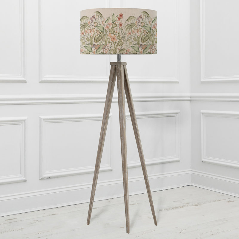Aratus 158cm Brushed Tripod Floor Lamp