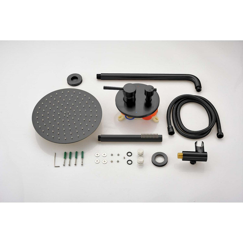 Wall Mounted Rain Shower Head System, Premium Bath Fixture for Modern Bathroom Decoration