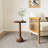 Mango Wood Round End Table,Honey