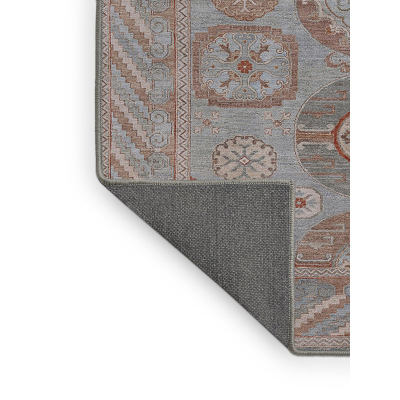 Tapis oriental bleu / rouge, Rectangle 6 pi x 9 pi
