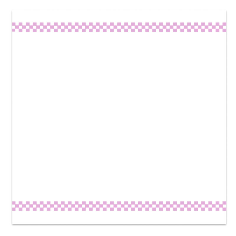 Signature Collection Rosy Check Shower Curtain