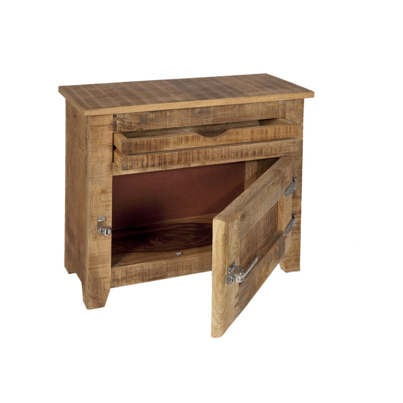 Johannes Solid Wood Freestanding Bathroom Storage Cabinet