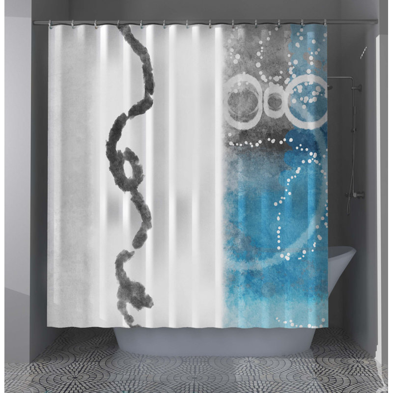 Rideau de douche abstrait Kihana