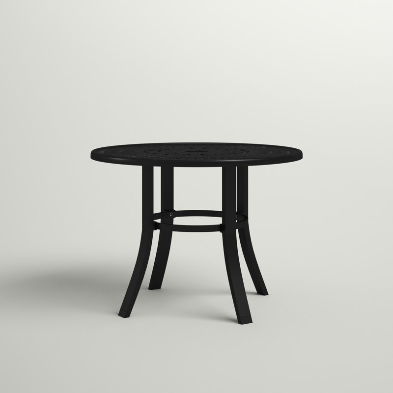Hartzler Round Metal Outdoor Side Table