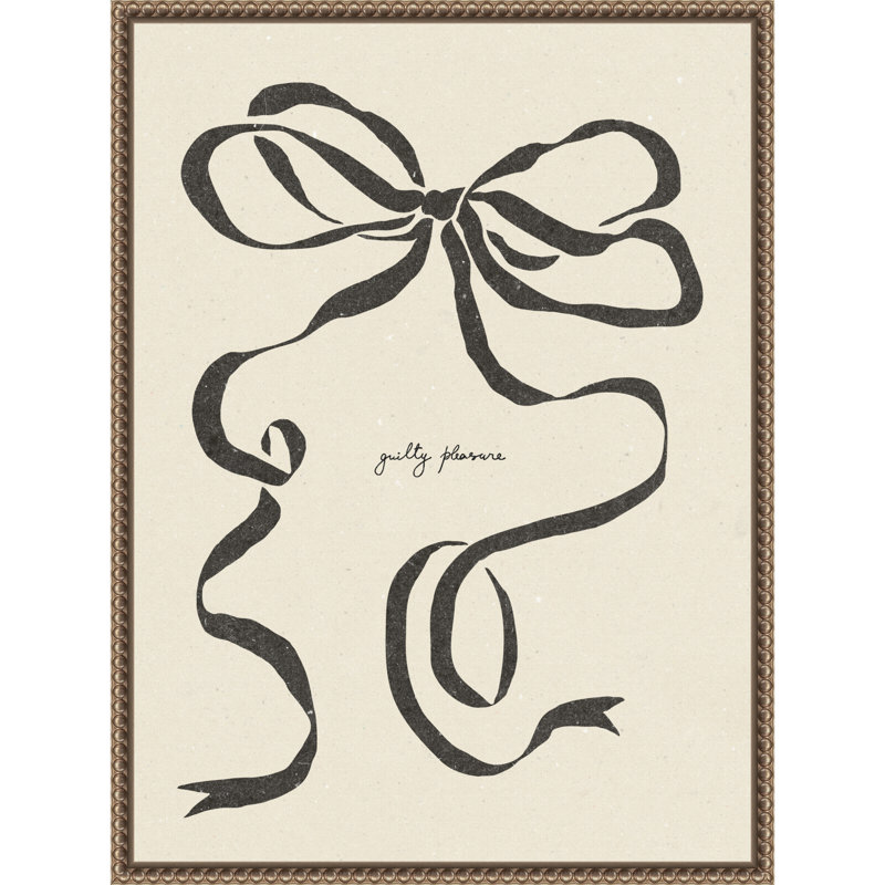 «Bow No. 1» par Nktn, reproduction d'art sur toile encadrée